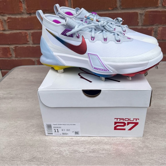 NWT Men’s Nike Force Zoom Trout 9 Elite‎ PRM Baseball Cleats New With Box - Picture 1 of 13